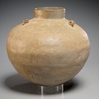 Ancient Korean stoneware vessel