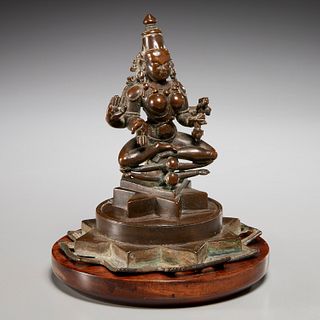 Sino-Tibetan bronze Vasudhara