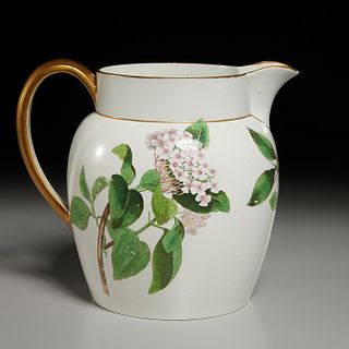 Wedgwood pearlware botanical pitcher