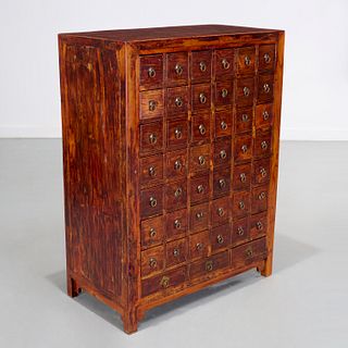 Chinese apothecary chest supplied by Mario Buatta