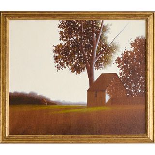 Robert Kipniss, large oil on canvas