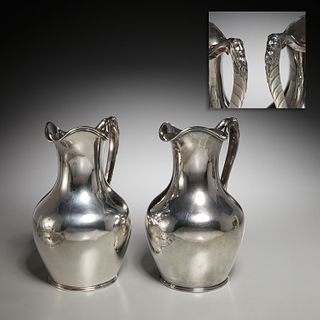William Forbes, (2) coin silver pitchers