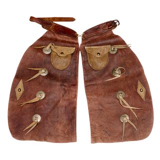 A.J. Williamson, Wyoming, leather child's chaps