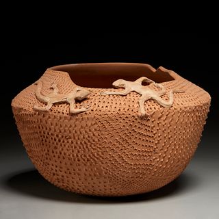 Jody Folwell, large Santa Clara terracotta bowl