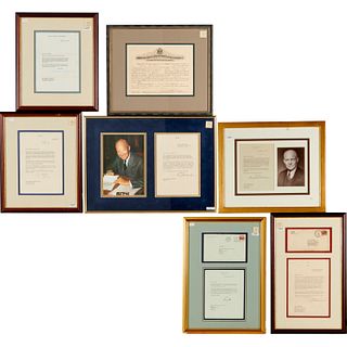 Dwight D. Eisenhower, (7) signed documents