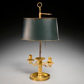 Nice Empire style gilt bronze bouillotte lamp