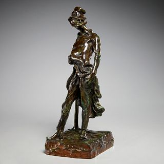 Honore Daumier (after), bronze, Rudier Foundry