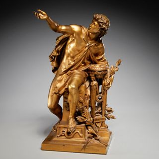 Mathurin Moreau, gilt bronze, 1870
