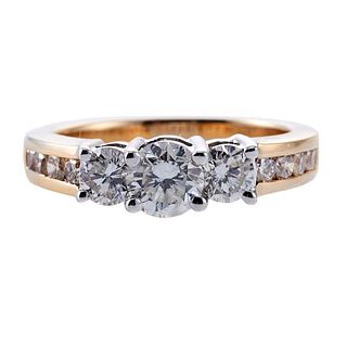 14k Gold 1.56ctw Diamond Engagement Ring