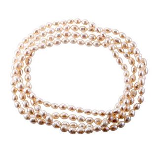 Opera Length Pearl Necklace