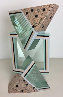 William Carlson Pragnanz Series Glass Sculpture.