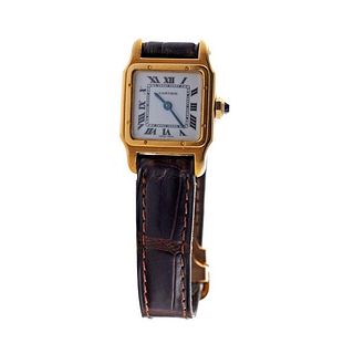 Cartier Santos Dumont 18k Gold Manual Wind Watch 7809