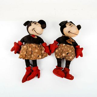 McCall's Pattern Disney Dolls Mickey and Minnie Mouse