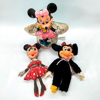 3pc Walt Disney's Minnie Mouse Dolls and Puppet