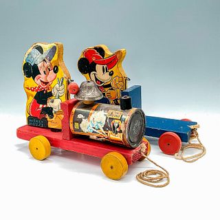 2pc Mickey Mouse WDP/Fisher Price Pull Toy Choo-Choo