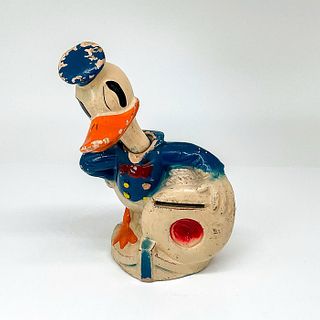 1938 Donald Duck Figural Toy Bank