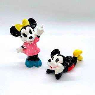 Pair of Disney Mickey and Minnie Figurines
