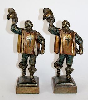 Armor Bronze Co. Paul Herzel Crusader bookends