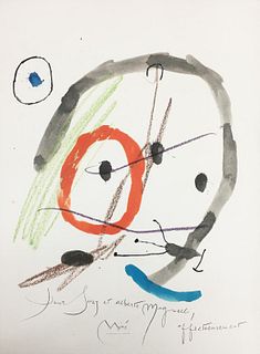 Joan Miro (After) - Pour M Alberto Magnelli