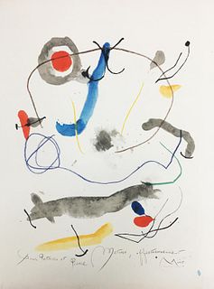 Joan Miro (After) - Pour M Pierre Matisse