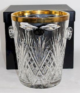 Etzel crystal champagne bucket with box