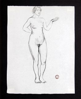 Ludovic-Rodo Pissarro - Standing Nude