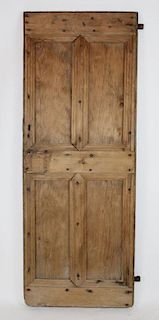 French early 19th century wooden door