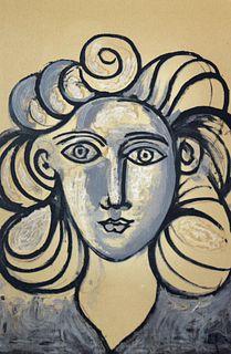 Pablo Picasso - Portrait de Francoise Gilot (Cropped)