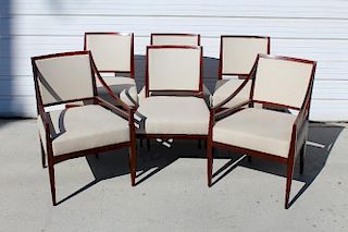 Set of 6 Bolier & Company mahogany chairs