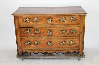 French Louis XIV 3 drawer commode