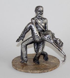Donnie McCullough pewter & solder dancers statue