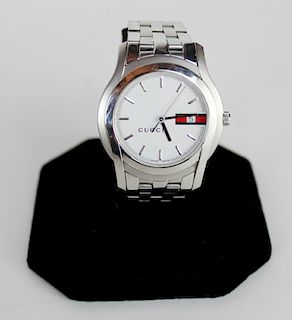 Gucci men's stainless steel 5500XL watch