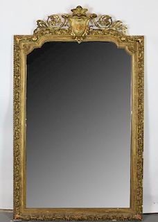 French Louis XV gilt mirror