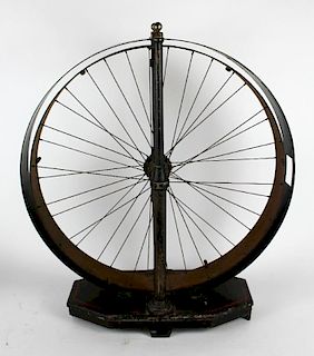 Antique French Fichet bank coding wheel