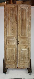 Rustic pine doors