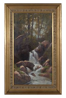 Walter W. Burridge (American, 1857-1913) Oil Painting