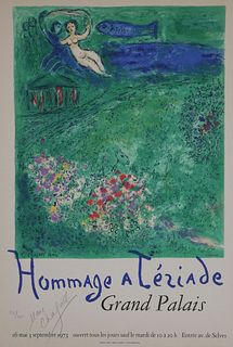 Marc Chagall (1887-1985) Signed Lithograph Poster