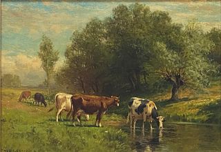 Thomas Bigelow Craig (American, 1849-1924) Oil Painting