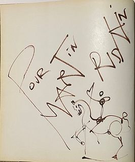 Salvador Dali (1904-1989) Signed Book with Drawing