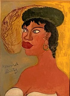 Howard Dietz (American, 1896-1983) Woman Painting