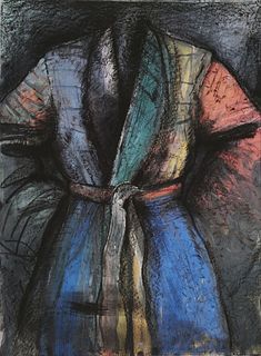 Jim Dine (American, 1935) Multi Colored Robe Lithograph