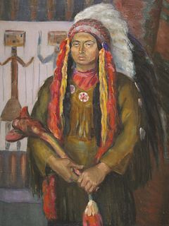 Hortense Ferne (American, 1885-1976) Oil Painting