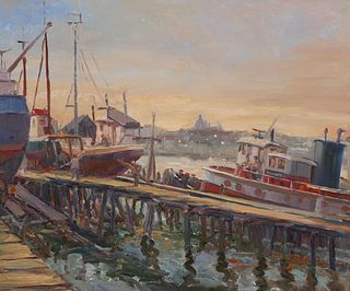 Lucian Geraci (American, 1923-2005) Cape Ann Painting