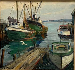 Joseph Hartranft (American, 1890-1982) Oil Painting - LI, NY