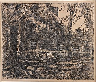 Childe Hassam (1859-1935) East Hampton, NY Signed Print