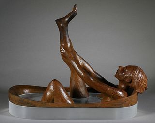 Harry Marinsky (British, 1909-2008) Nude Bronze Sculpture