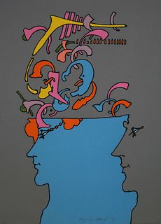 Peter Max (American, 1937-) Signed Litho Print
