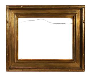 Newcomb Macklin - Carved Gilt Labeled Frame