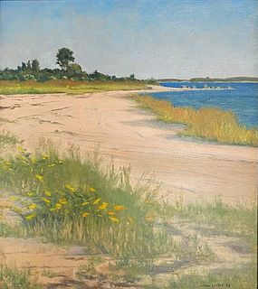 Simon Parkes (American, 1954-) NY Oil Painting