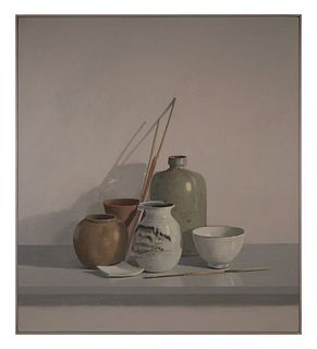 Peter Plamondon (American, 1944-) Realist Oil Painting